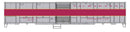 Walthers Proto HO 920-10809 NYC-Style Express Boxcar Troop Sleeper Conversion, Delaware Lackawanna & Western