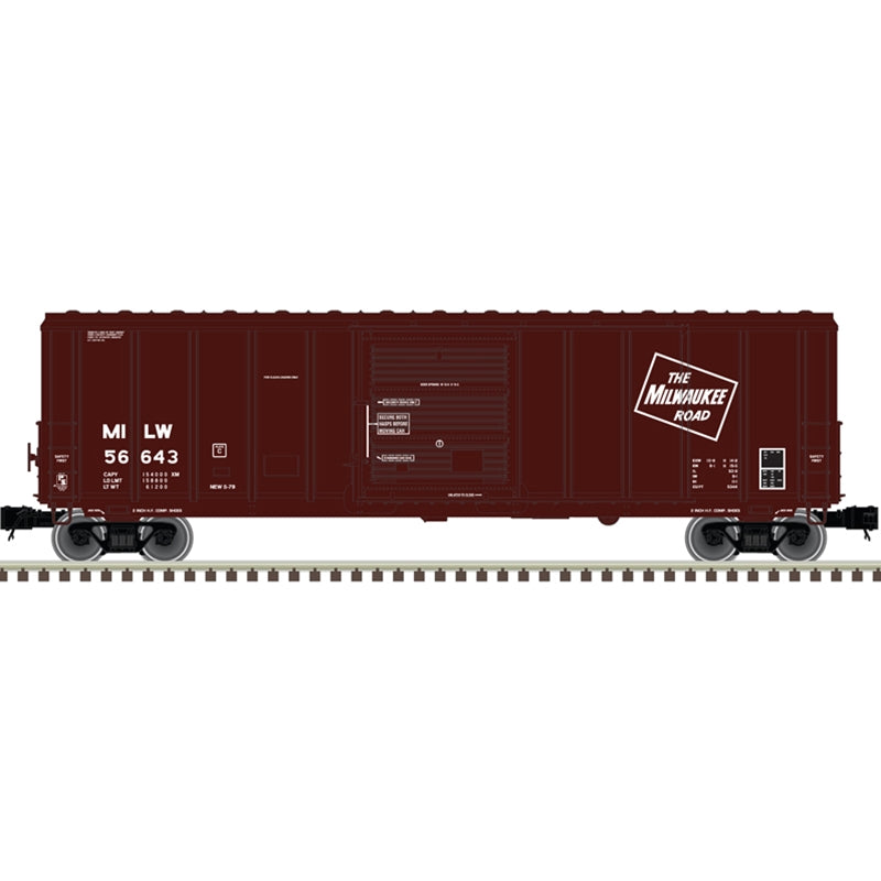 PREORDER Atlas O 3002862 PS-5344 Single-Door Boxcar, 2-Rail, Milwaukee Road