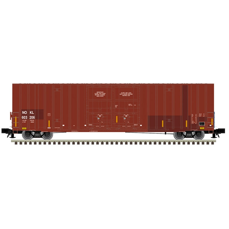 PREORDER Atlas Master Line O 3004089 2 Rail 60' Gunderson 7550 Ton Hy-Cube Box Car, NOKL