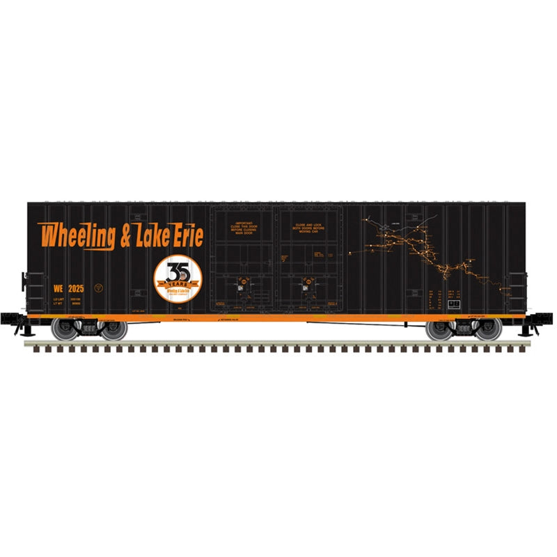 PREORDER Atlas Master Line O 3004093 2 Rail 60' Gunderson 7550 Ton Hy-Cube Box Car, Wheeling & Lake Erie 2025