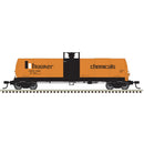 PREORDER Atlas 3007213 17,360-Gallon Tankcar - 3-Rail - Ready to Run -- Hooker (orange/white/black), O