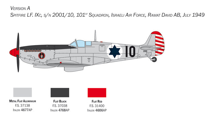 Italeri 2804 - SCALE 1 : 48 Spitfire Mk. IX