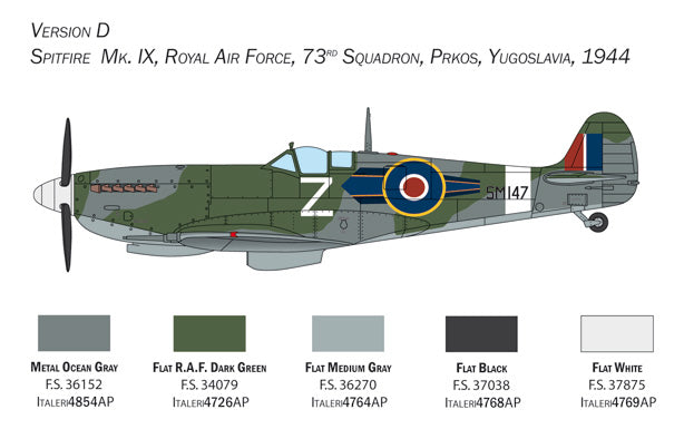 Italeri 2804 - SCALE 1 : 48 Spitfire Mk. IX