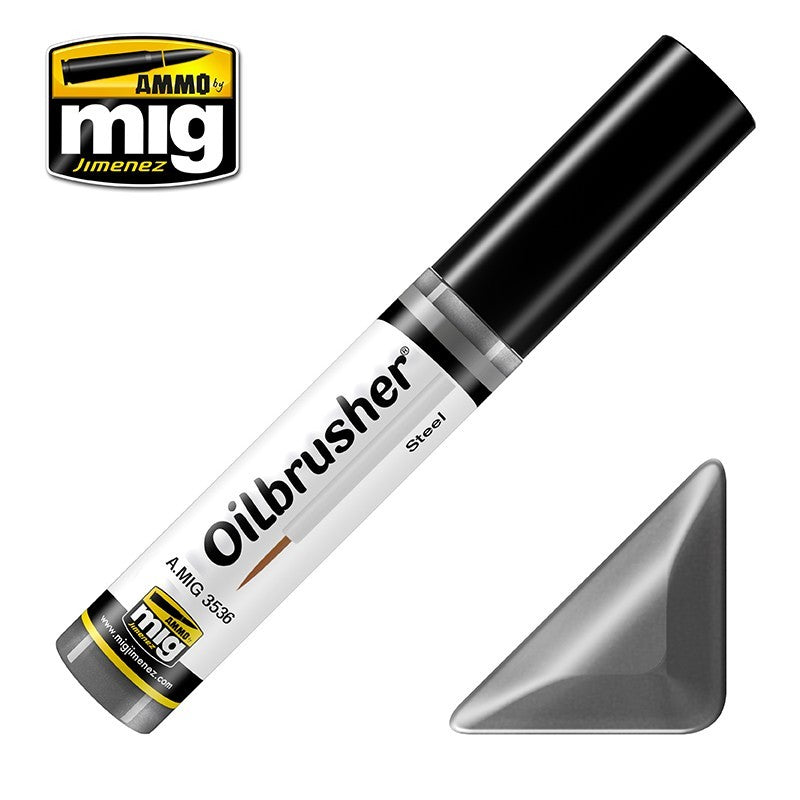 Ammo Mig 3536 STEEL OILBRUSHER
