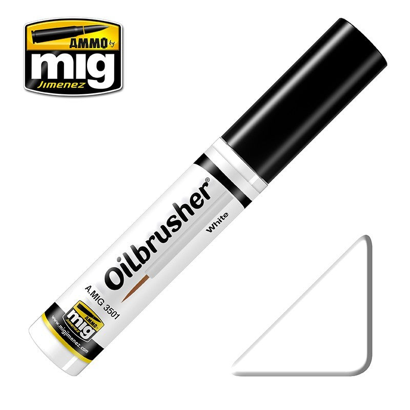 Ammo Mig 3501 WHITE OILBRUSHER