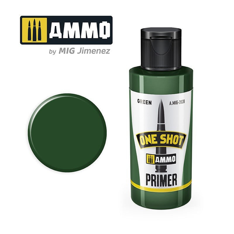 Ammo Mig 2028 ONE SHOT PRIMER GREEN