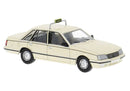 PREORDER Brekina HO PCX871462 Opel Senator A2, Assembled, Taxi (ivory)