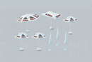 Faller HO 180440 Outdoor Umbrellas (8)
