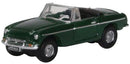 Oxford Diecast N NMGB003 MGB Roadster, British Racing Green