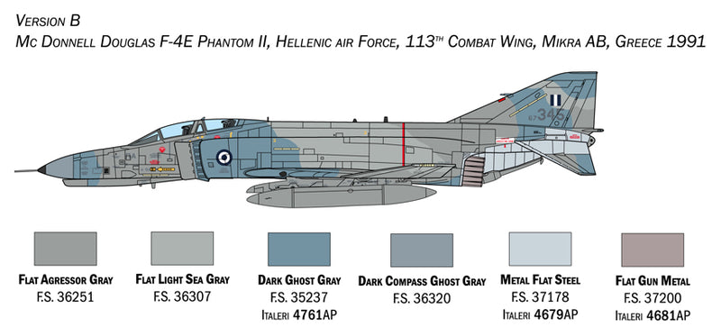 Italeri 1448 - SCALE 1 : 72 F-4E/F Phantom II