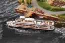 Faller HO 131009 Passenger Ship Kit, 13-5/16 x 2-1/2 x 2-1/2" 33.8 x 6.3 x 6.3cm