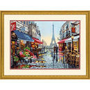 Paint Works Paint by Number 91651 Paris Flower Shop PBN 20x14