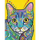 Paint Works Paint by Number 91694 Colorful Cat Pencil by Number 9 x 12