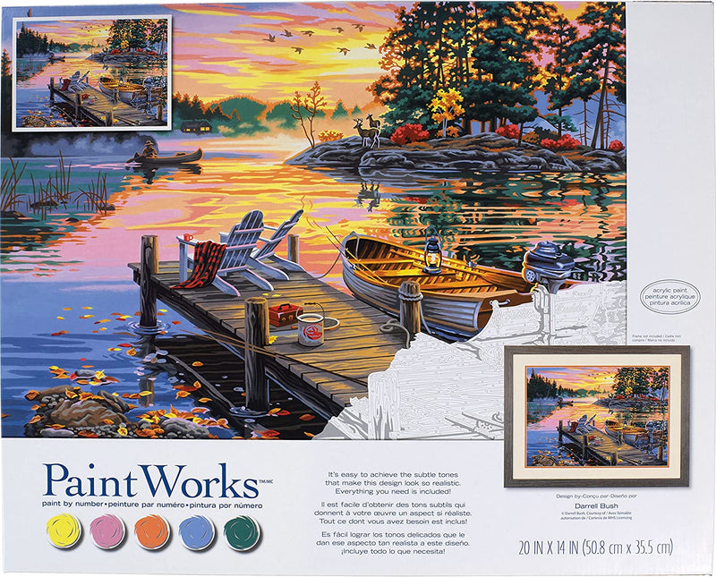 Paint Works Paint by Number 91795 Morning Paradise