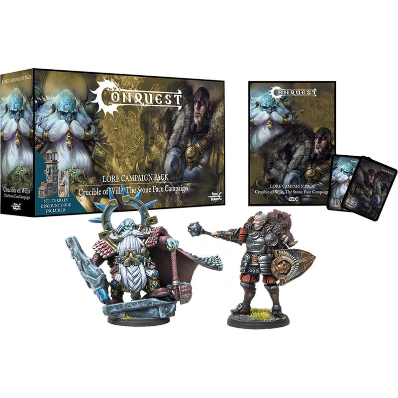 Conquest, Lore Campaign Pack - Crucible of Wills - The Stone Face Campaign (Limited Edition) (PBW1060)