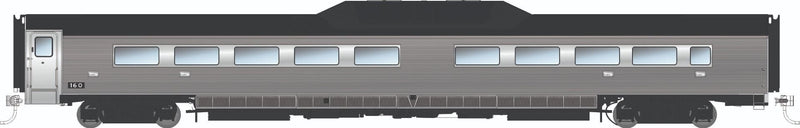 PREORDER Rapido HO 16408 Budd Roger Williams Unpowered Intermediate Passenger Car, Penn Central