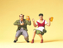 Preiser G 45107 Pedestrians, Couple Sitting In Beer Garden