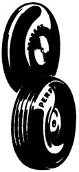 Perfect Parts 61 3/4' Balloon Wheel 1pr