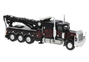 PREORDER Brekina HO 86278 Peterbilt 359 Heavy-Duty Tow Truck, Black with Red Flames