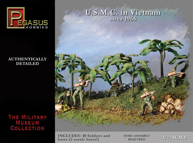 Pegasus Hobbies 7401 Vietnam Marines Early 1:72