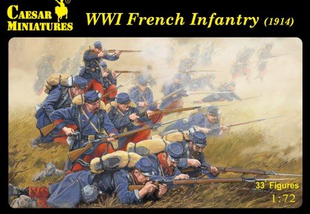 Pegasus Hobbies C034 Caesar WW-I French 1914 1:72
