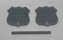 Phoenix Precision Models N 30649 Phillips 66 Gas Station Sign with Pole 3D Printed Kit, Unpainted