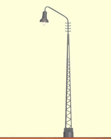 Brawa HO 84015 Pin Socket System LED Light, Lattice-Mast 4-3/4" 12cm Tall