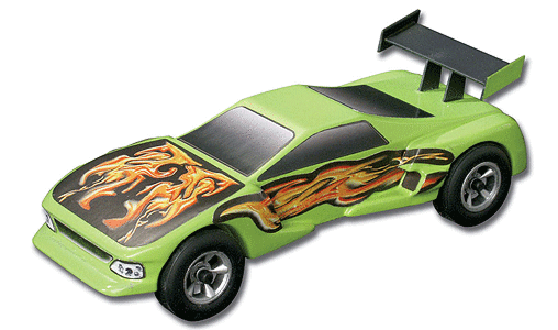 Woodland Scenics P3945 PineCar Racer Premium Kits, Furious Racer