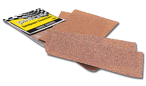 Woodland Scenics P380 PineCar Accessories, Sandpaper Assortment