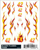 Woodland Scenics P4008 PineCar Dry Transfer Decals, Blazin' Flames