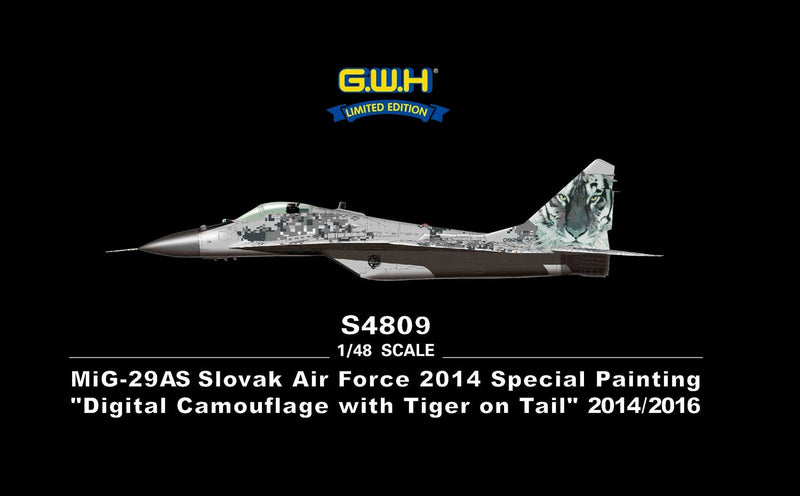 Great Wall Hobby 1/72 MiG-29AS Slovak Air Force 2014/2016 Special Painting /w New Tool 3D printed parts