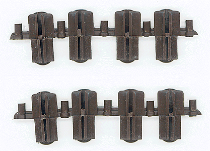 Micro Engineering G 26-252 Code 250 Rail Joiners, Insulated (8-Pack)