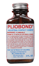 Micro Engineering 49-101 Pliobond Adhesive Bottle with Brush Top, 1/2 US Pint