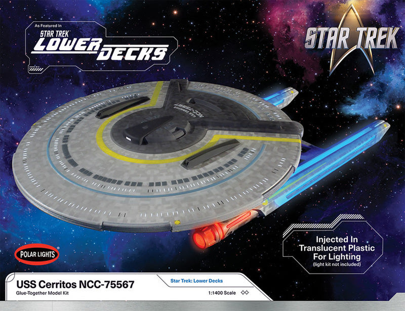 Polar Lights 1002 Star Trek: Lower Decks U.S.S. Cerritos 1:1400