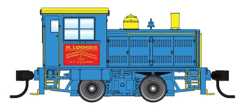 PREORDER Walthers Mainline HO 910-20015 Plymouth ML-8 Industrial Switcher, M Lummus (DCC Equipped) | 152.98