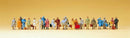 Preiser HO 14401 Passengers Standing and Walking (24)