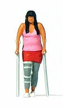 Preiser HO 28216 Woman with Broken Leg
