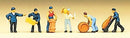Preiser Z 88511 Delivery Men with Loads (6)