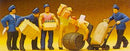 Preiser HO 10016 Delivery Men with Loads (6)