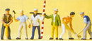 Preiser HO 10030 Road Construction Workers (6)