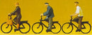 Preiser HO 10333 Cyclists (3)