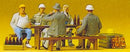 Preiser HO 10338 Construction Workers at Lunch (5)