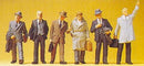 Preiser HO 10381 Businessmen with Coats (6)