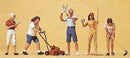 Preiser HO 10464 People Working in the Yard/Garden (5)