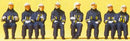 Preiser HO 10483 Firemen Driver and Crew (8)