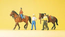 Preiser HO 10500 Riders with Horses