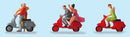 Preiser HO 10607 Vespa Riders (3)