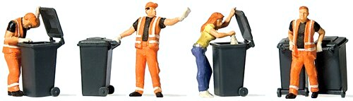 Preiser HO 10651 Refuse Collection (4)