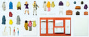 Preiser HO 10658 Ready to Go Out with Cloak Room Furniture