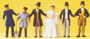 Preiser HO 12046 Vintage Engine Crew with Standing Passengers (6)